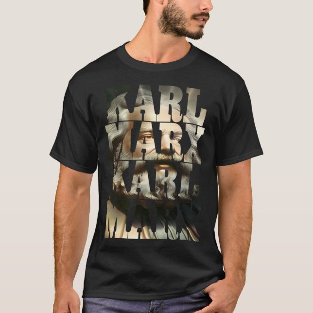 Camiseta Karl Marx communist cool Marx  1 (Anverso)