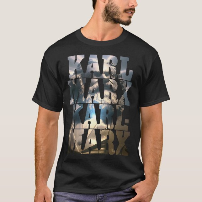 Camiseta Karl Marx, comunista genial Marx (Anverso)