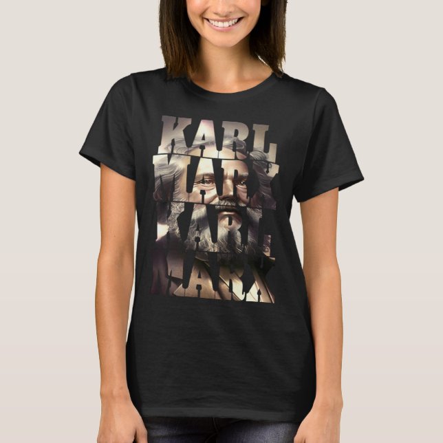 Camiseta Karl Marx, comunista genial Marx (Anverso)