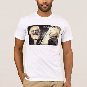 Camiseta Karl Marx contra Adam Smith, el zen de - palabras 