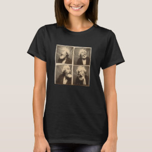 Camiseta Karl Marx en el estilo vintage de la fotocopiadora
