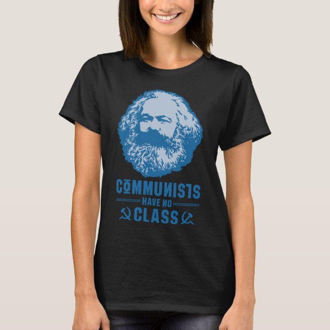 Camiseta Karl Marx Marxismo Comunismo Filosofía socialista (Anverso)