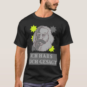 Camiseta Karl Marx motif el capitalismo de dich gesagt de I