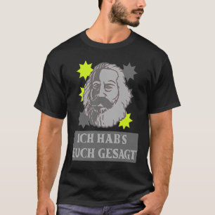 Camiseta Karl Marx motif el capitalismo de dich gesagt de I