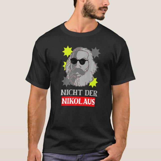 Camiseta Karl Marx Motif No El Capitalismo De Santa Claus (Anverso)