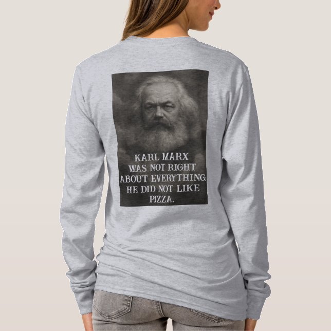 Camiseta Karl Marx no tenía razón en todo (Reverso)