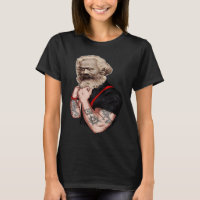Karl Marx Pop Art Retrato Revolución Tatoo Vintag
