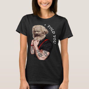 Camiseta Karl Marx Pop Art Retrato Revolución Tatoo Vintag
