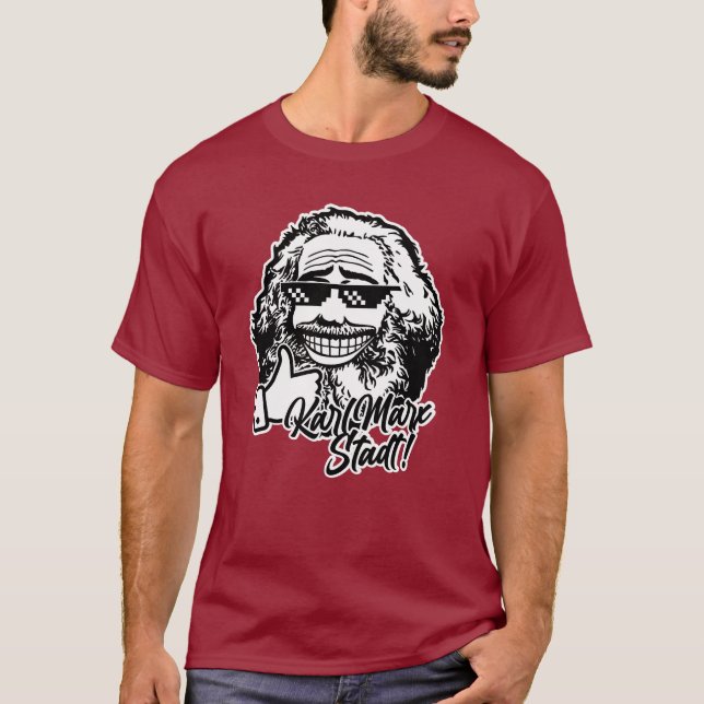 Camiseta Karl Marx Stadt (dos tonos) (Anverso)
