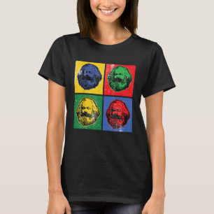 Camiseta Karl Marx Vintage Retro Pop Art Para Socialismo Po