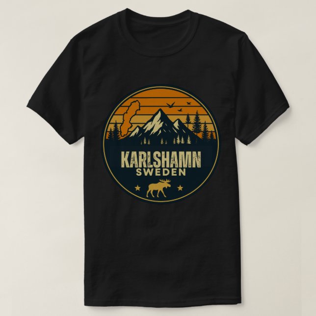 Camiseta Karlshamn, Suecia Sverige (Diseño del anverso)
