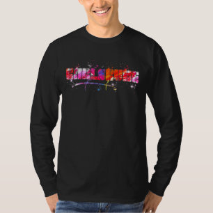 Camiseta Karlsruhe Lettering Souvenir Watercolor Karlsruhe