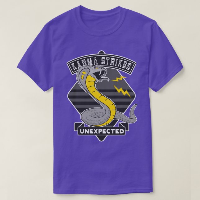 Camiseta Karma ataca a la serpiente Cobra (Diseño del anverso)