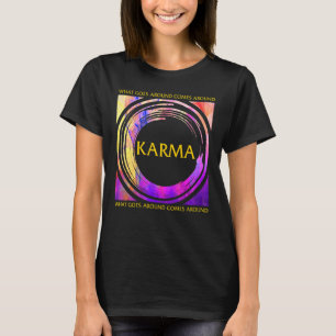 Camiseta Karma Buddha Yoga Vintage Derecho Universal Budism
