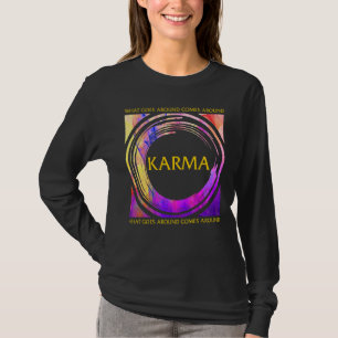 Camiseta Karma Buddha Yoga Vintage Derecho Universal Budism