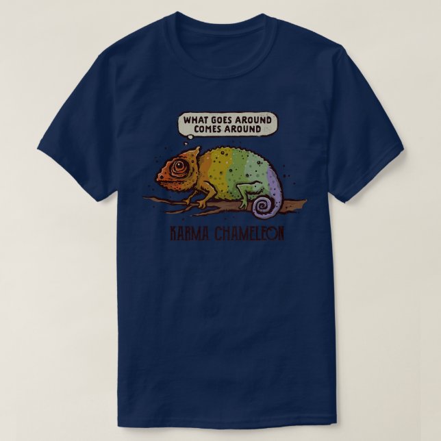 Camiseta Karma Chameleon (Diseño del anverso)