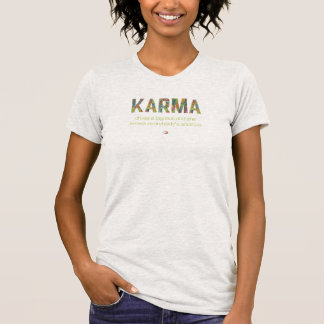 Camiseta Karma conduce un autobús grande 