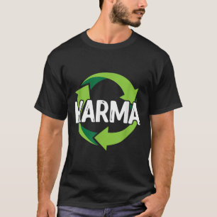 Camiseta Karma Destiny Meditation Reciclaje ambiental P