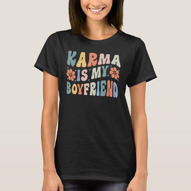 Camiseta Karma es mi novio (Anverso)