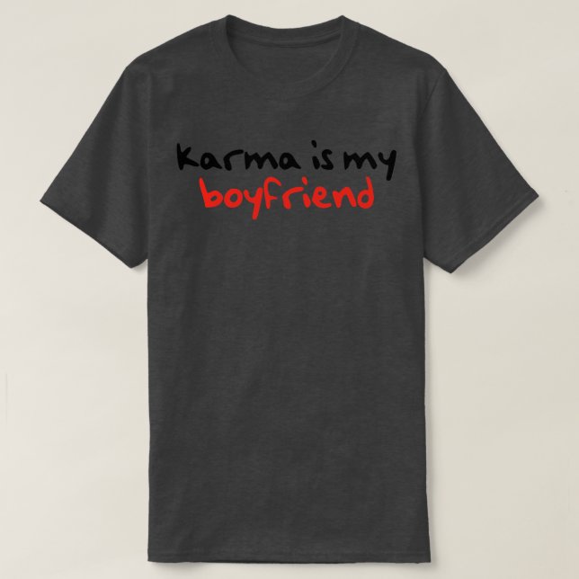 Camiseta Karma es mi novio TShirt (Diseño del anverso)