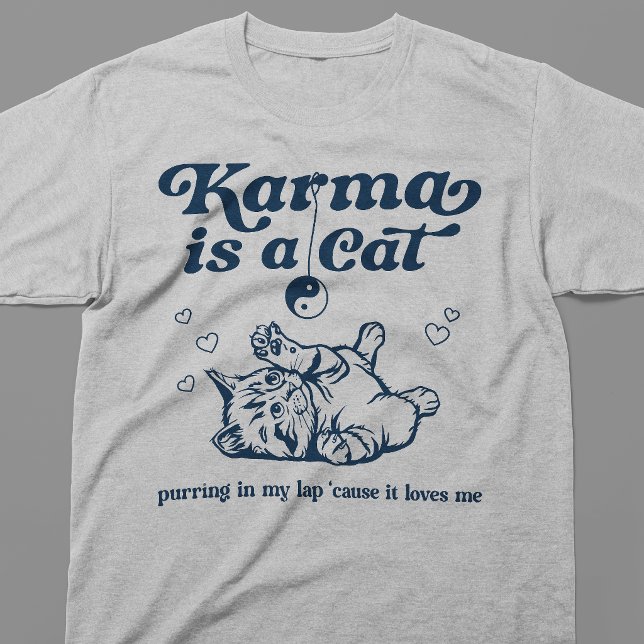 Camiseta Karma es un gato (Subido por el creador)