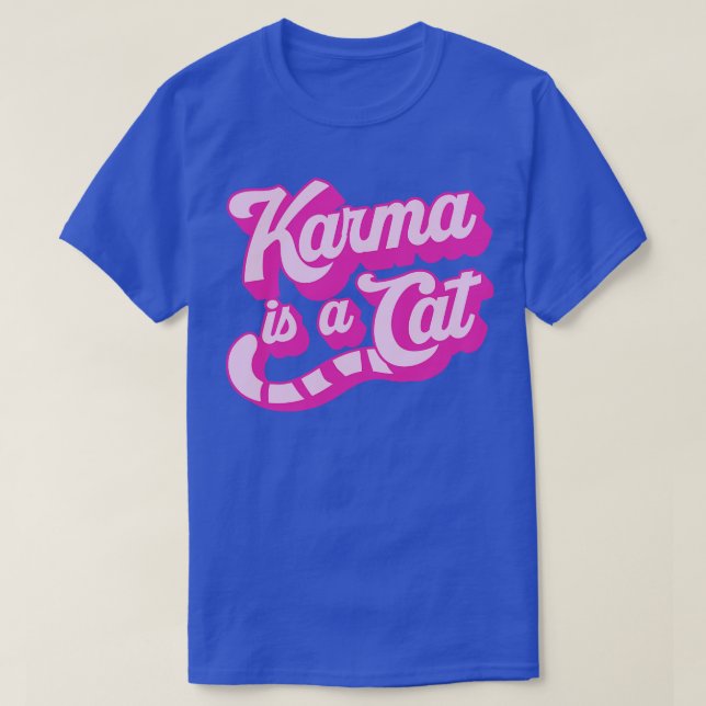 Camiseta Karma es un gato (Diseño del anverso)
