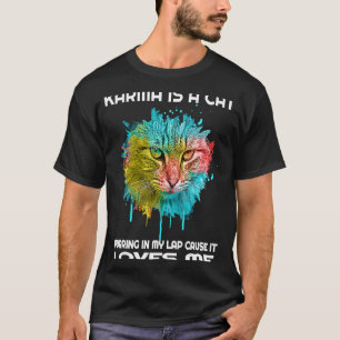 Camiseta Karma es un gato que ronronea en mi regazo porque