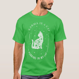 Camiseta karma es un regalo de gato familia
