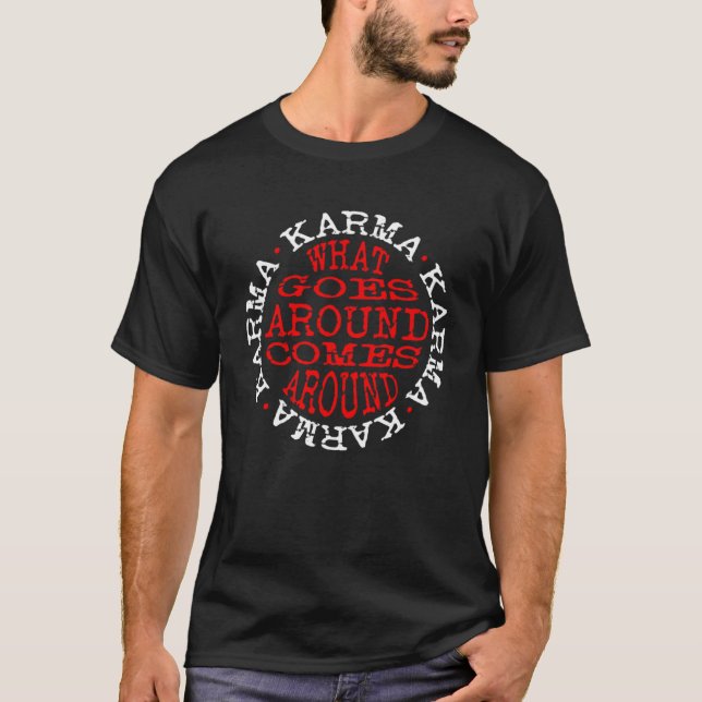 Camiseta Karma: Lo que sucede (Anverso)