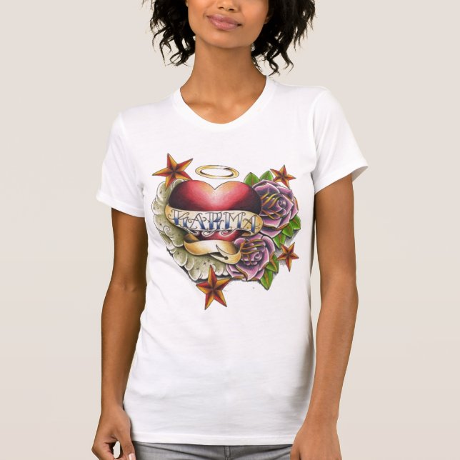 Camiseta Karma_tattoo_design_ (Anverso)