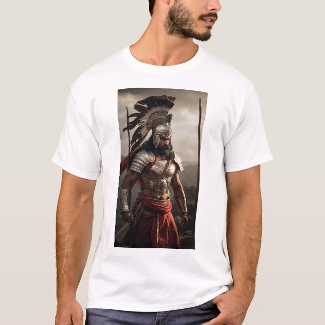 Camiseta Karna: Guerrero de Mahabharata - Suryaputra (Anverso)