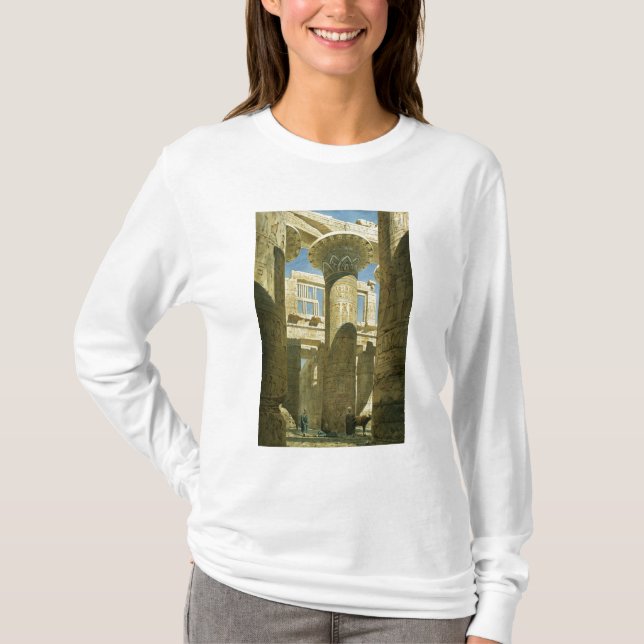 Camiseta Karnak, c.1866 (w/c en el papel) (Anverso)