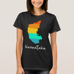 Camiseta Karnataka Orgulloso Estado Indio de Origen Vestido
