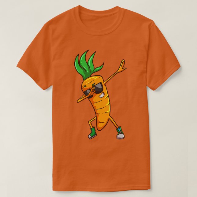 Camiseta Karotte Dabbing Vegetables (Diseño del anverso)