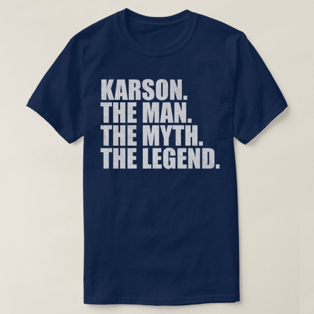 Camiseta KarsonKarson Nombre Karson (Diseño del anverso)