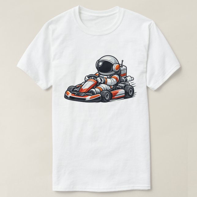 Camiseta Kart de Astronauta (Diseño del anverso)