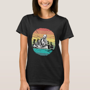 Camiseta Kart vintage genial que va rápido coche deportivo 