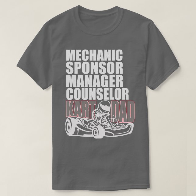 Camiseta Karting Dad Kart (Diseño del anverso)