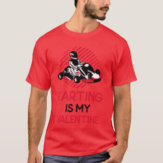Camiseta Karting es mi jugador deportivo de San Valentín ch