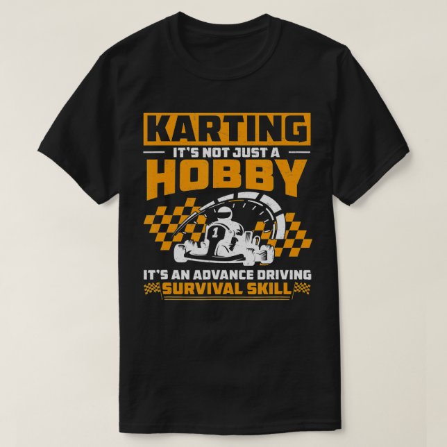 Camiseta Karting Funny GoKart Carreras Humor Para GoCart Ka (Diseño del anverso)