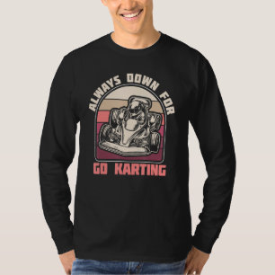 Camiseta Karting Retro Corredor Genial Carrera Kart Vintage