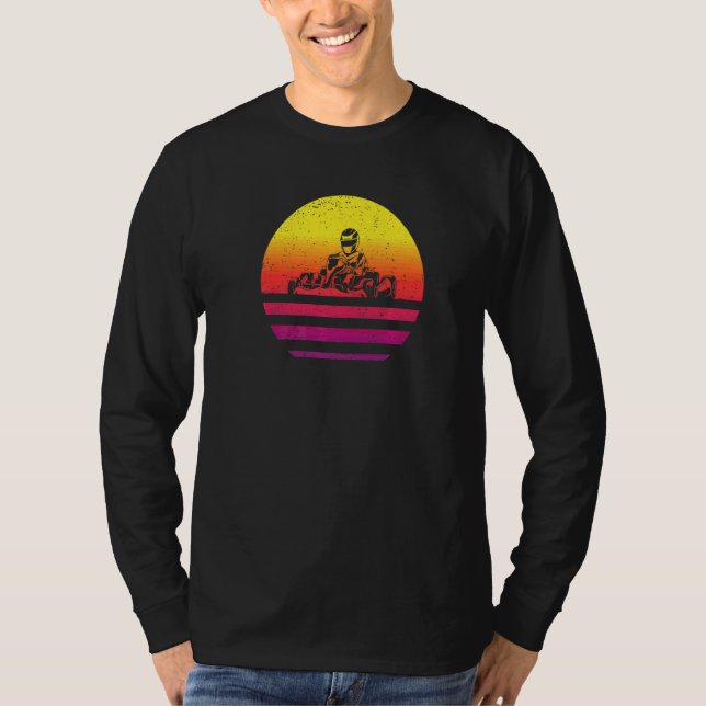 Camiseta Karting Retro Estilo Antiguo  1 (Anverso)