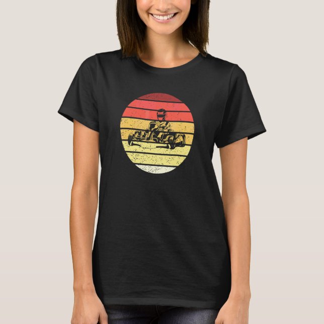 Camiseta Karting Retro Estilo Vintage 10 (Anverso)