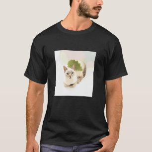 Camiseta Kashiwamochi, gato siamés mixto Sorara_001