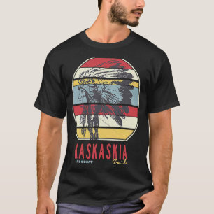 Camiseta Kaskaskia Nativo Estadounidense Respeto del Orgull