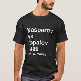 Camiseta Kasparov vs Topalov 1999