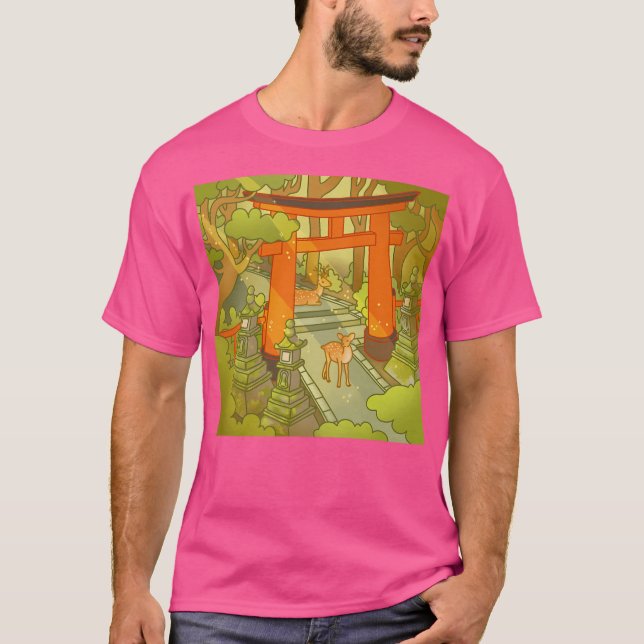 Camiseta Kasuga Shrine Nara Japón (Anverso)