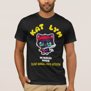 Camiseta Kat Lym In Ninja Mode