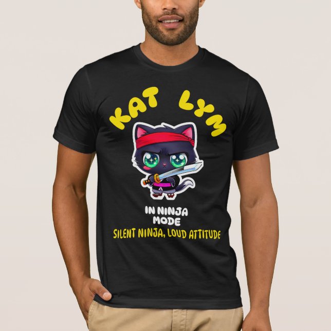 Camiseta Kat Lym In Ninja Mode (Anverso)