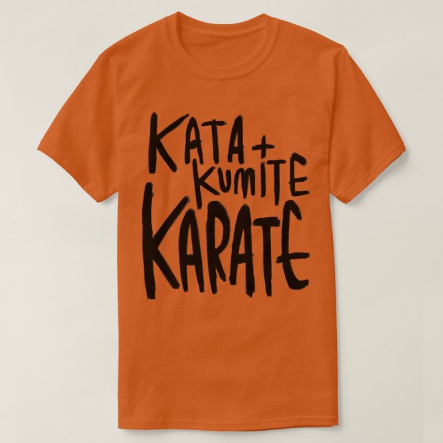 Camiseta Kata Kumite Karate (Diseño del anverso)